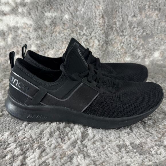 New Balance Size 10 WNRGSBM1 Mesh Lace Up Sneakers Black Shoes Walking Running - Picture 3 of 9